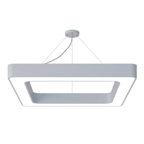 Подвесной светодиодный cветильник Geometria ЭРА Quadro SPO-162-W-40K-070 70Вт 4000К белый Б0050584 