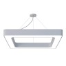 Подвесной светодиодный cветильник Geometria ЭРА Quadro SPO-162-W-40K-070 70Вт 4000К белый Б0050584 - Подвесной светодиодный cветильник Geometria ЭРА Quadro SPO-162-W-40K-070 70Вт 4000К белый Б0050584