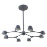 Подвесная люстра Crystal Lux MADRID SP8 GRAY - Подвесная люстра Crystal Lux MADRID SP8 GRAY