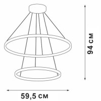  - Подвесная люстра Vitaluce V04600-13/2S