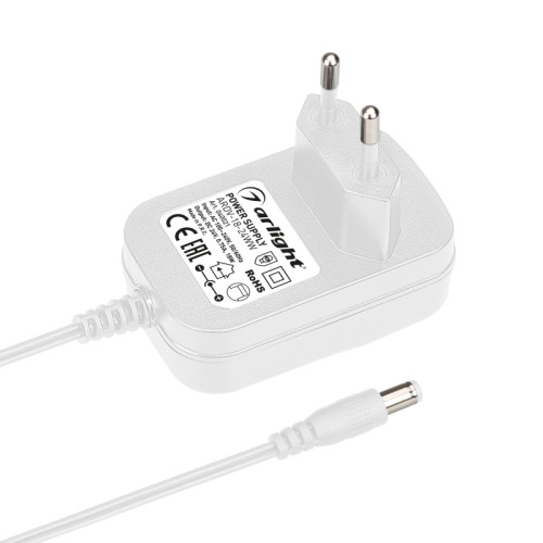 Блок питания ARDV-18-24WW (24V, 0,75A, 18W) (Arlight, Адаптер, 3 года) 