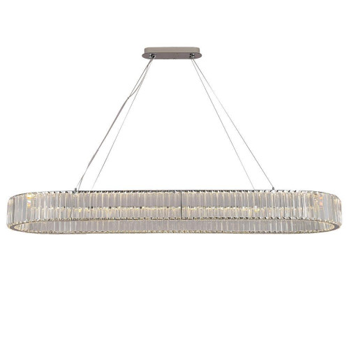 Подвесной светодиодный светильник Newport 8445/140 oval chrome М0065055 