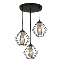  - Подвесная люстра IMEX MD.3099-3-P BK+AB