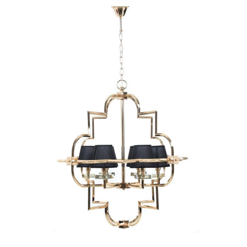 Подвесная люстра Lumina Deco Baltimore LDP 8020-6 GD+BK 