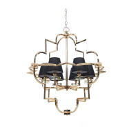  - Подвесная люстра Lumina Deco Baltimore LDP 8020-6 GD+BK