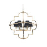 Подвесная люстра Lumina Deco Baltimore LDP 8020-6 GD+BK - Подвесная люстра Lumina Deco Baltimore LDP 8020-6 GD+BK