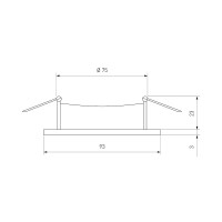  - Встраиваемый светильник Elektrostandard 1091/1 MR16 белый 4690389148514
