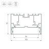 Профиль с экраном S2-LINE-10570-2500 ANOD+OPAL (Arlight, Алюминий) - Профиль с экраном S2-LINE-10570-2500 ANOD+OPAL (Arlight, Алюминий)