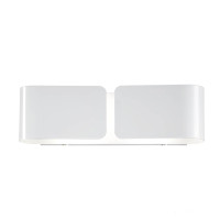  - Настенный светильник Ideal Lux Clip AP2 Small Bianco 014166