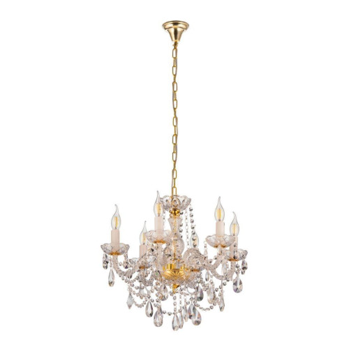 Подвесная люстра Lumina Deco Eliza LDP 7026-6 SL+GD 