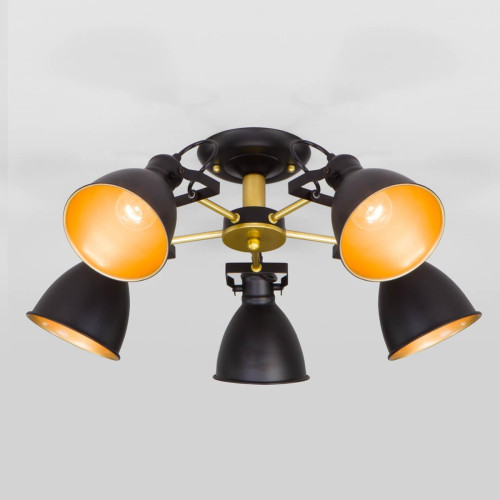 Потолочная люстра Eurosvet Denley 70112/5 черный 