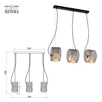  - Подвесной светильник Rivoli Mortualia 5149-203 Б0054977