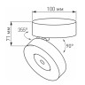 Светильник SP-MONA-SURFACE-R100-12W Warm3000 (WH, 24 deg) (Arlight, IP40 Металл, 3 года) - Светильник SP-MONA-SURFACE-R100-12W Warm3000 (WH, 24 deg) (Arlight, IP40 Металл, 3 года)