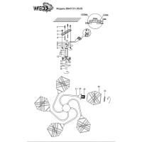  - Потолочная люстра Wedo Light Valya 66437.01.05.05