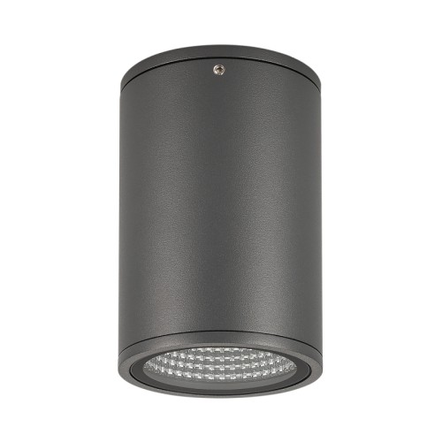 Светильник LGD-FORMA-SURFACE-R90-12W Day4000 (GR, 44 deg, 230V) (Arlight, IP54 Металл, 3 года) Накладной светильник 12Вт, серый алюминиевый корпус, оптическое закаленное стекло. Цвет ДНЕВНОЙ 4000K, св.поток 790лм, CRI(Ra)>80, угол 44°. Размер Ф90x137мм. IP54. Питание AC230V, 12Вт, встроенный драйвер.