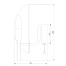 Бра Eurosvet Rocco 60135/1 латунь - Бра Eurosvet Rocco 60135/1 латунь