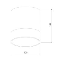  - Уличный светодиодный светильник Elektrostandard Light Led 35140/H белый 4690389177958