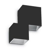  - Уличный настенный светодиодный светильник Ideal Lux Rubik Ap2 Nero 4000K 180045