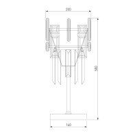  - Настольная лампа Bogates Lago 01108/1 Strotskis