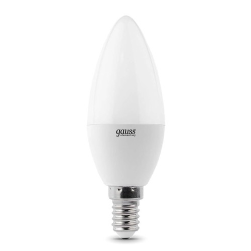 Лампа светодиодная Gauss E14 6W 4100K матовая 33126 
