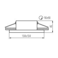  - Точечные светильники Kanlux IMINES DSL-W 29030