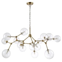  - Подвесная люстра Crystal Lux Maximo SP15 Bronze