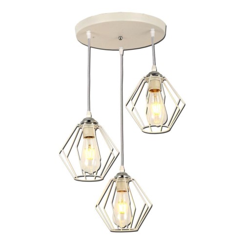 Подвесная люстра IMEX MD.3099-3-P WH+CH 