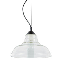  - Подвесной светильник Ideal Lux Bistro SP1 Plate Trasparente 112336