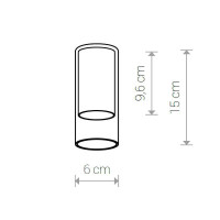  - Плафон Nowodvorski Cameleon Cylinder S 8546