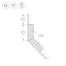 Угол PLS-LOCK-H25-L135W внешний (с экраном MAT-L) (Arlight, Металл) - Угол PLS-LOCK-H25-L135W внешний (с экраном MAT-L) (Arlight, Металл)