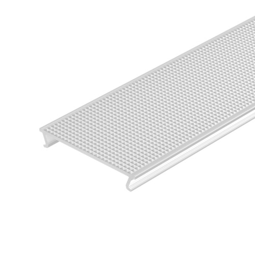 Экран матовый LINIA53-2000 (LED) (Arlight, Пластик) Матовый экран, с призматической поверхностью, к профилям TOP-LINIA53, SHELF-MULTI. Для использования со светодиодной лентой. Размер 2000х50х7 мм.