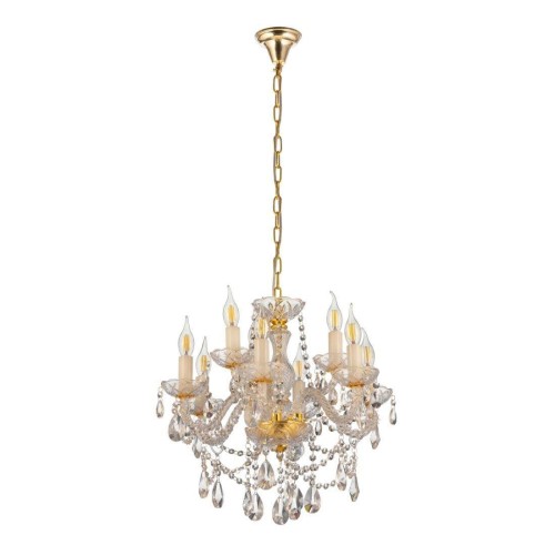 Подвесная люстра Lumina Deco Eliza LDP 7026-6+3 SL+GD 