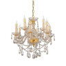 Подвесная люстра Lumina Deco Eliza LDP 7026-6+3 SL+GD - Подвесная люстра Lumina Deco Eliza LDP 7026-6+3 SL+GD
