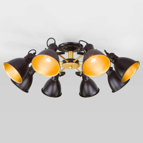 Потолочная люстра Eurosvet Denley 70112/8 черный 