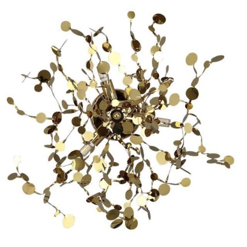 Бра Crystal Lux GARDEN AP-PL3 D400 GOLD 