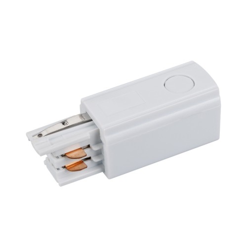 Коннектор питания LGD-4TR-CON-POWER-L-WH (C) (Arlight, IP20 Пластик, 3 года) Коннектор-заглушка для подачи питания в треки 4TR, левая (определение левого коннектора происходит относительно контакта заземления системы). Цвет белый.
Длина 65мм (99мм с разъемом). При использовании с треками и аксессуарами другой серии возможно отличие по цвету.