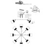 Потолочная люстра Wedo Light Морна 66106.01.13.08 - Потолочная люстра Wedo Light Морна 66106.01.13.08