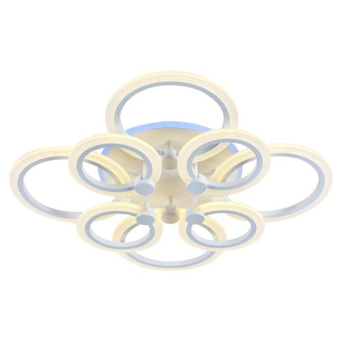 Потолочная светодиодная люстра Profit Light 8076/4+4 WHT 