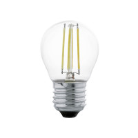  - Лампа светодиодная филаментная Eglo E27 4W 2700К прозрачная 11498