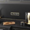 Рамка на 4 поста Werkel золото/черный W0041430 4690389159442 - Рамка на 4 поста Werkel золото/черный W0041430 4690389159442