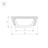 Профиль ARH-BENT-W11-2000 ANOD BLACK (Arlight, Алюминий) - Профиль ARH-BENT-W11-2000 ANOD BLACK (Arlight, Алюминий)