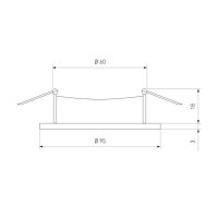  - Встраиваемый светильник Elektrostandard 25001/01 MR16 хром 4690389178191