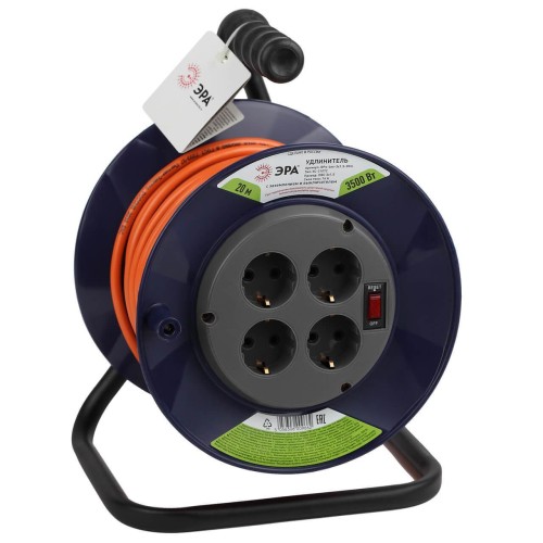 Удлинитель силовой ЭРА RPx-4es-3x1.5-20m Б0046849 
