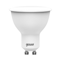  - Лампа светодиодная диммируемая Gauss GU10 6W RGBW матовая 101106406