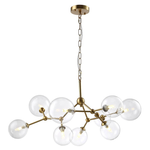 Подвесная люстра Crystal Lux MAXIMO SP9 BRONZE 