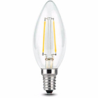  - Лампа светодиодная филаментная Gauss E14 7W 4100К прозрачная 103801207