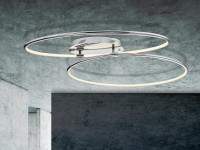  - Потолочный светодиодный светильник Globo Wave 67823-40D