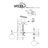 Потолочная люстра Wedo Light Monkiero 66405.01.13.03 - Потолочная люстра Wedo Light Monkiero 66405.01.13.03