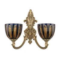  - Бра Bohemia Ivele 7209B14/2/175 FP P1 U Amber-Blue/H-1H