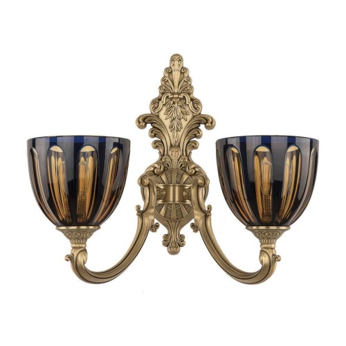 Бра Bohemia Ivele 7209B14/2/175 FP P1 U Amber-Blue/H-1H 